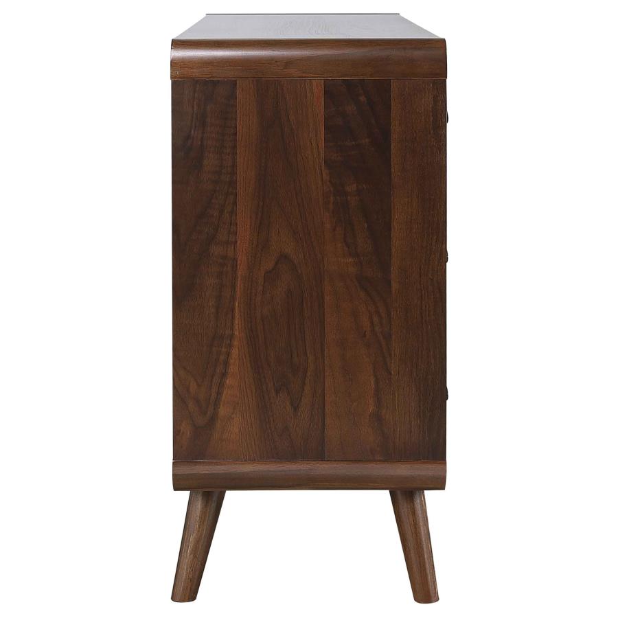 Robyn 6-drawer Bedroom Dresser Dark Walnut view 9