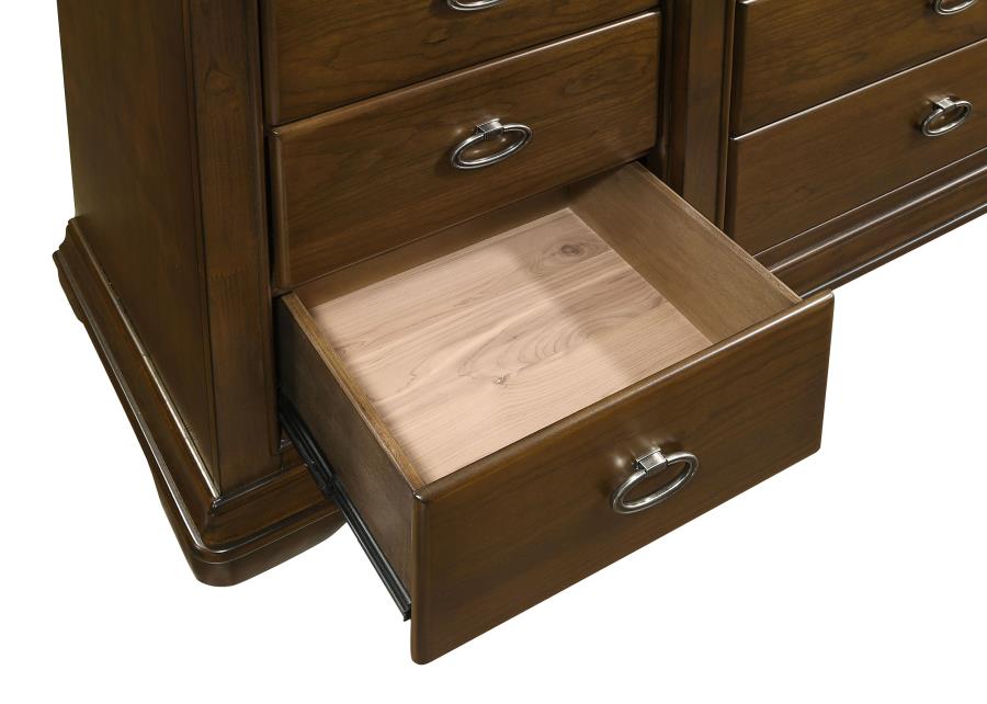 Garland 4-piece Eastern King Bedroom Set Brown Cherry view 13