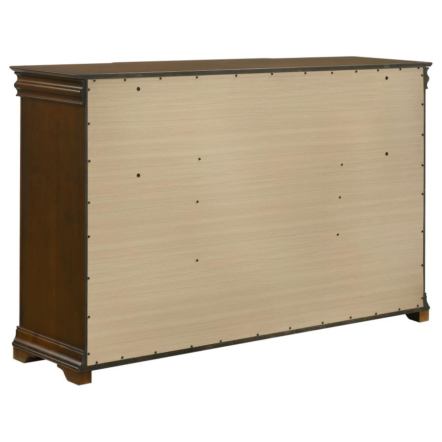 Garland 4-piece Queen Bedroom Set Brown Cherry view 8