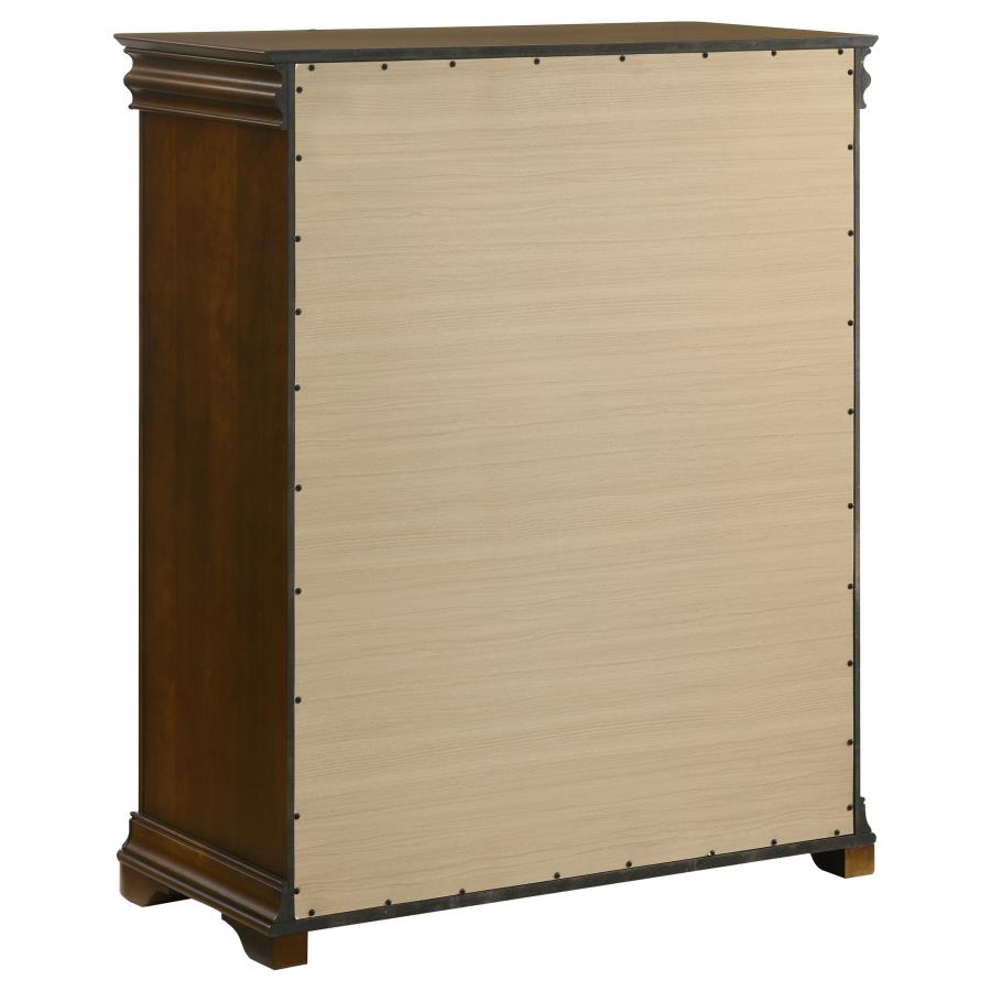 Garland 5-piece Queen Bedroom Set Brown Cherry view 12