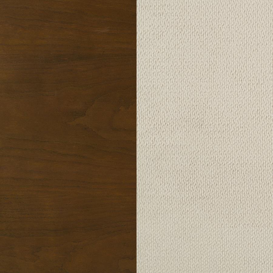Garland 58-inch Queen Panel Bed Cream and Brown Cherry view 10