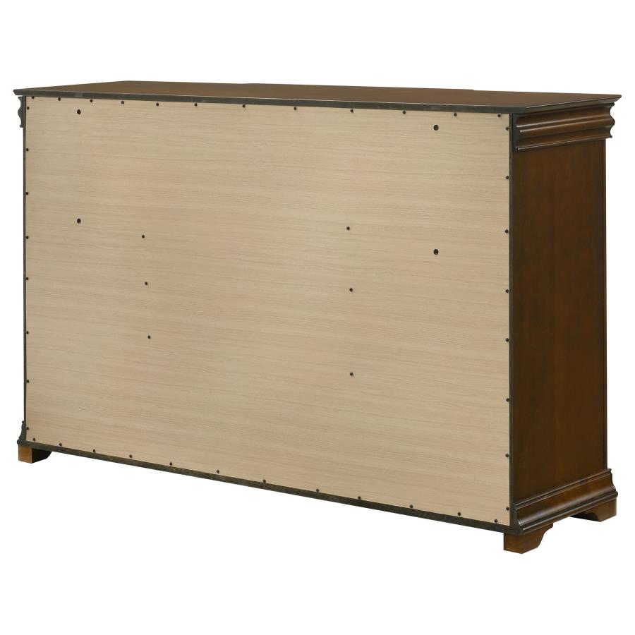 Garland 11-drawer Bedroom Dresser Cabinet Brown Cherry view 8