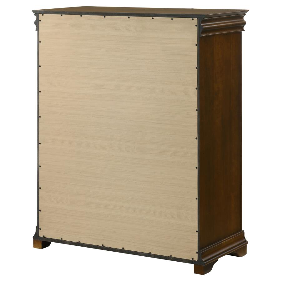 Garland 4-drawer Bedroom Chest of Drawers Brown Cherry view 8