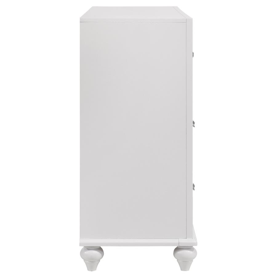 Barzini 7-drawer Dresser White view 9
