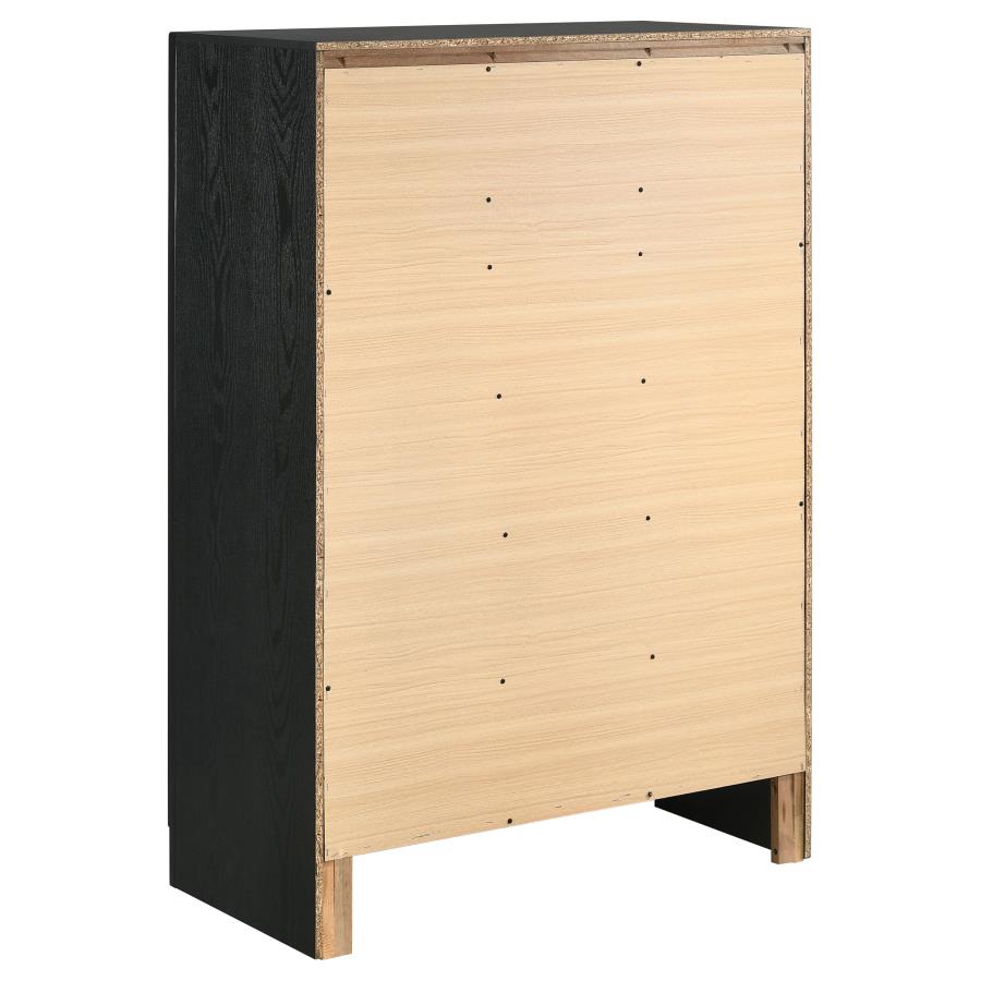 Miranda 5-piece Full Bedroom Set Black view 12