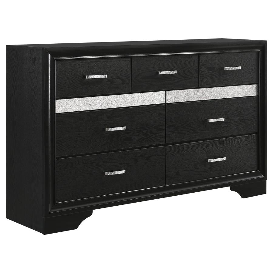 Miranda 4-piece Full Bedroom Set Black view 8