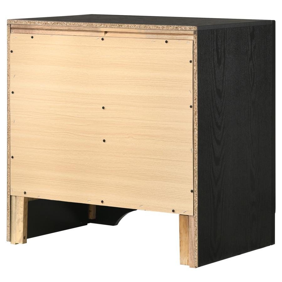 Miranda 3-drawer Nightstand Bedside Table Black view 8