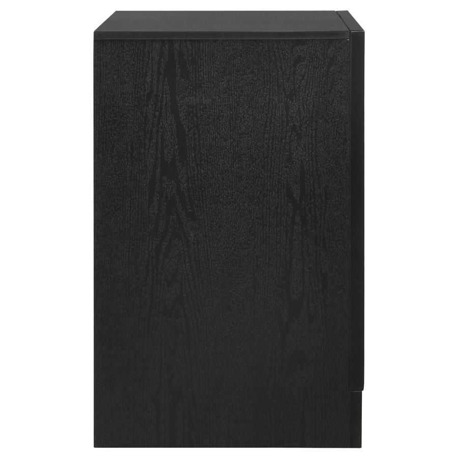 Miranda 3-drawer Nightstand Bedside Table Black view 9