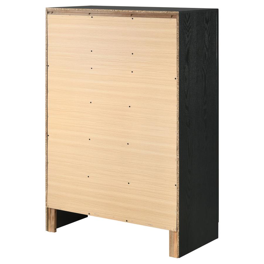 Miranda 6-drawer Bedroom Chest Black view 8