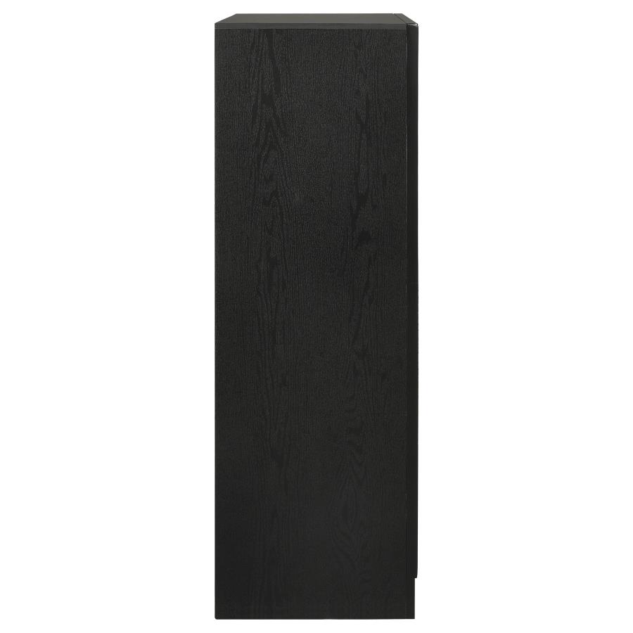 Miranda 6-drawer Bedroom Chest Black view 9