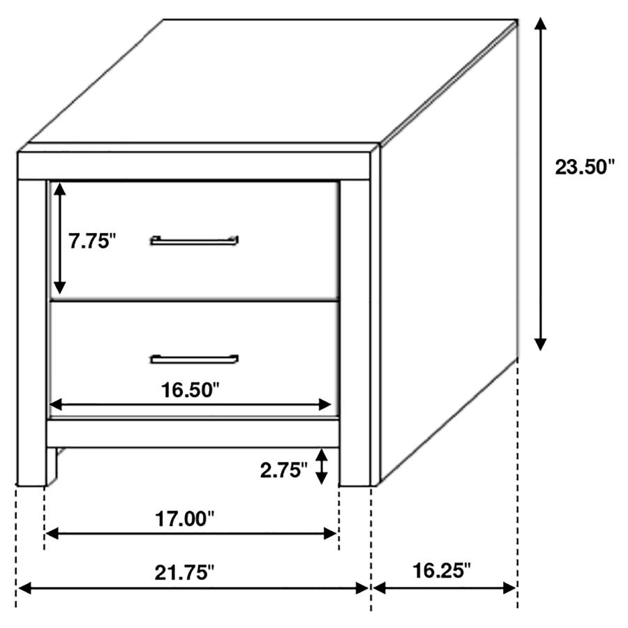Brantford 4-piece Queen Bedroom Set Barrel Oak view 17