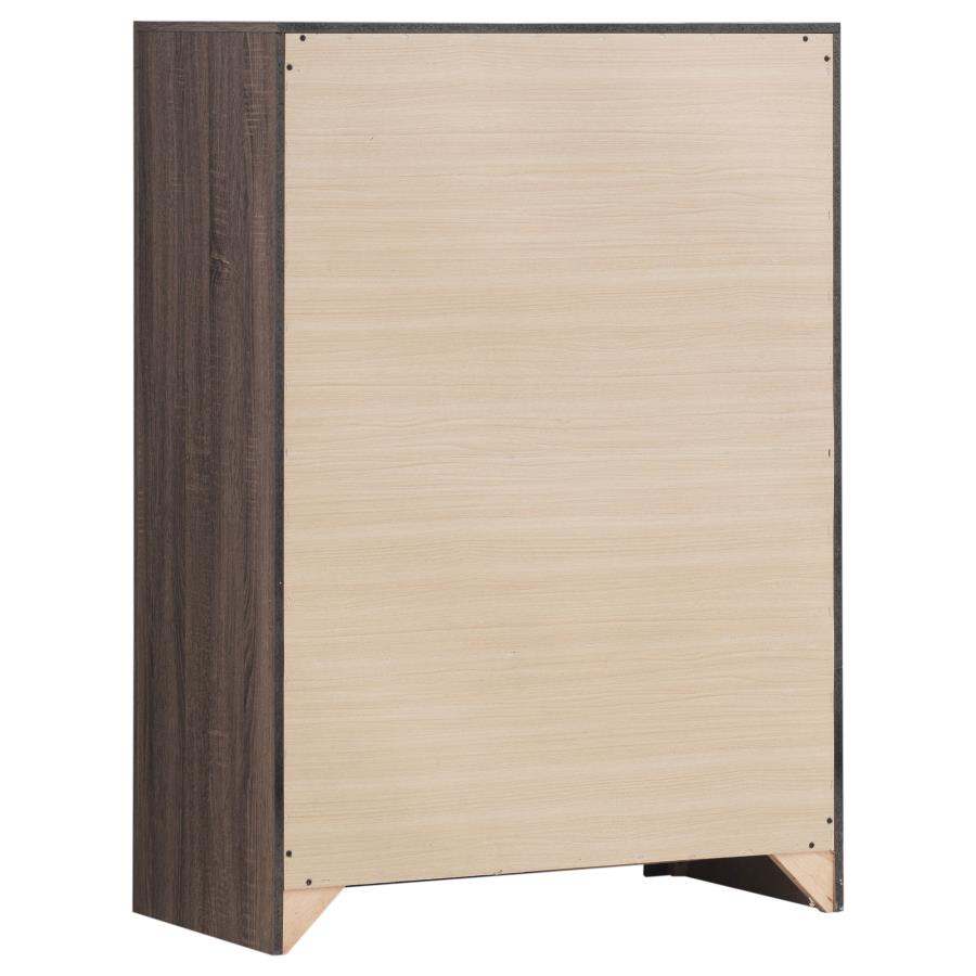 Brantford 5-piece Queen Bedroom Set Barrel Oak view 12