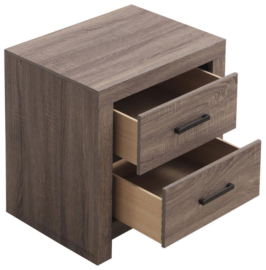 Brantford 2-drawer Nightstand Barrel Oak view 10