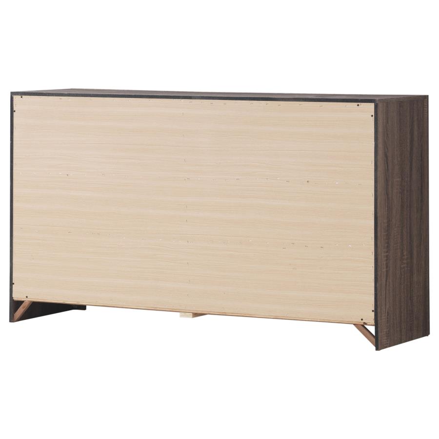 Brantford 6-drawer Dresser Barrel Oak view 8