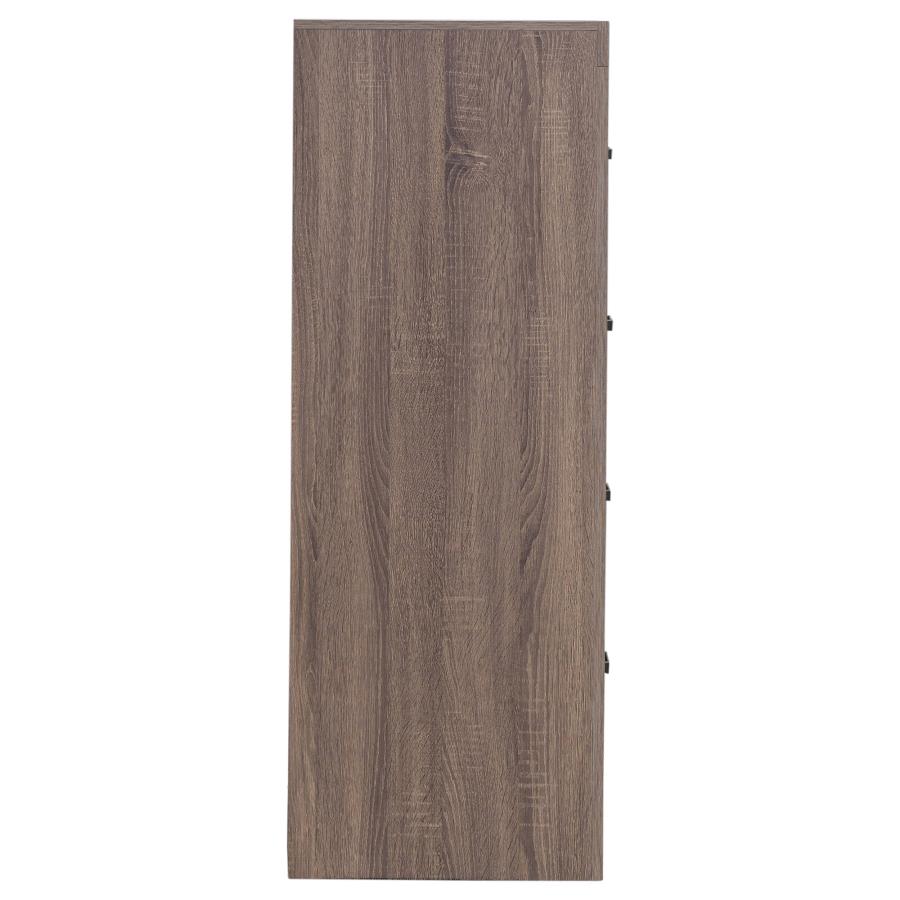 Brantford 4-drawer Bedroom Chest Barrel Oak view 9
