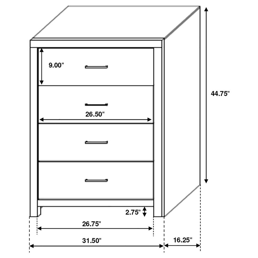 Brantford 5-piece Queen Bedroom Set Coastal White view 19