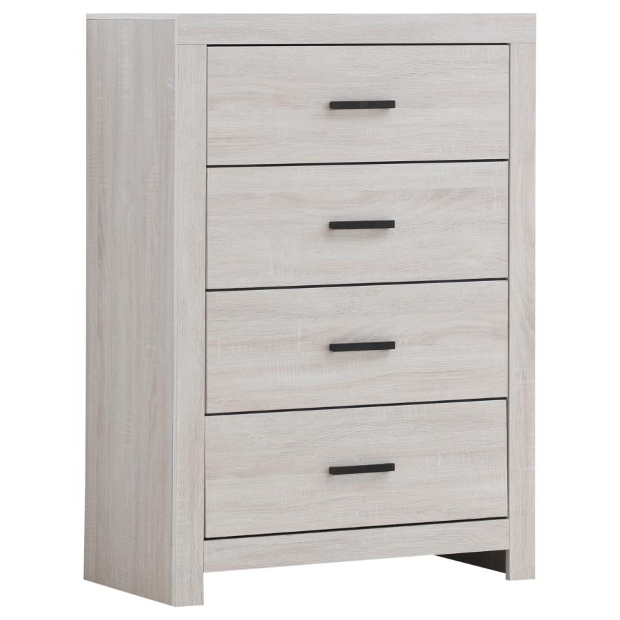 Brantford 5-piece Queen Bedroom Set Coastal White view 11