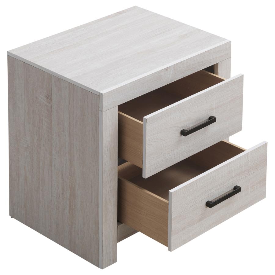 Brantford 2-drawer Nightstand Coastal White view 10