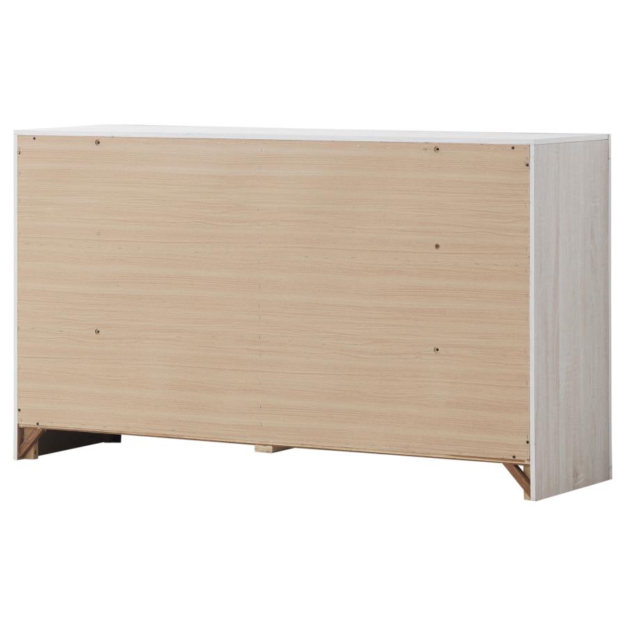 Brantford 6-drawer Dresser Coastal White view 8