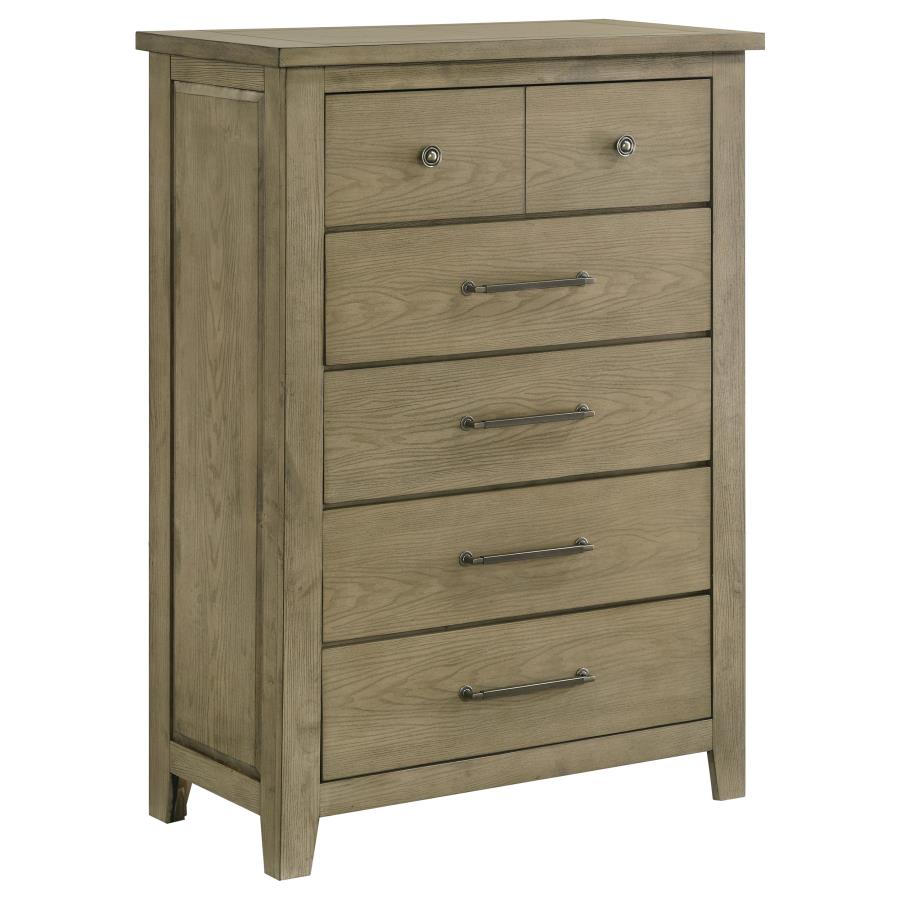 Hazlewood 5-piece Eastern King Bedroom Set Vineyard Oak view 11