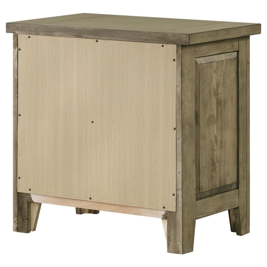 Hazlewood 2-drawer Nightstand Bedside Table Vineyard Oak view 8