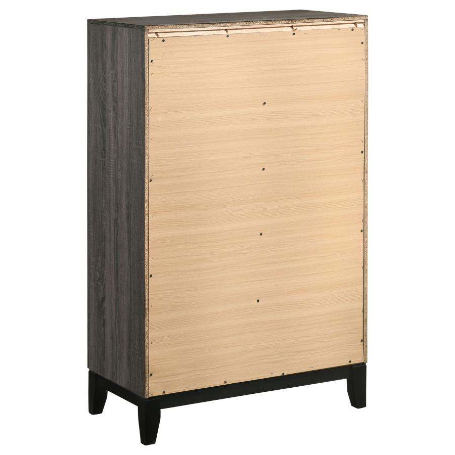 Watson Five-piece Full Bedroom Set Grey Oak view 12