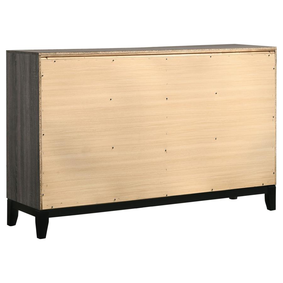 Watson Four-piece Queen Bedroom Set Grey Oak view 10