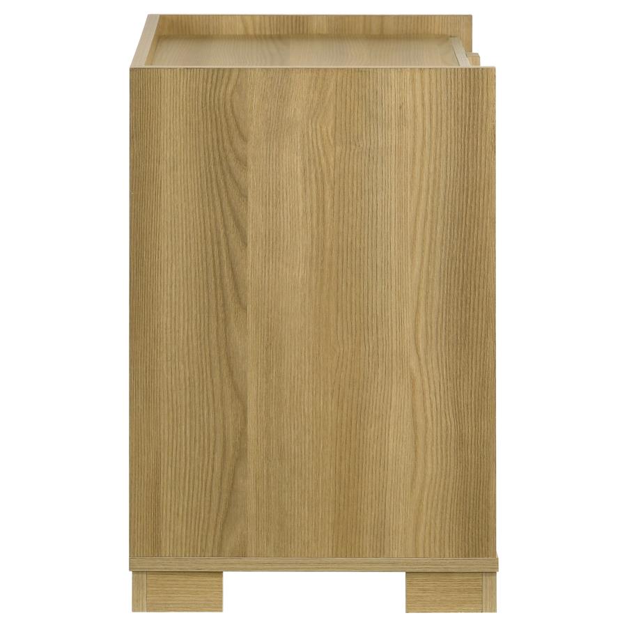 Hyland 2-drawer Nightstand Bedside Table Natural view 8