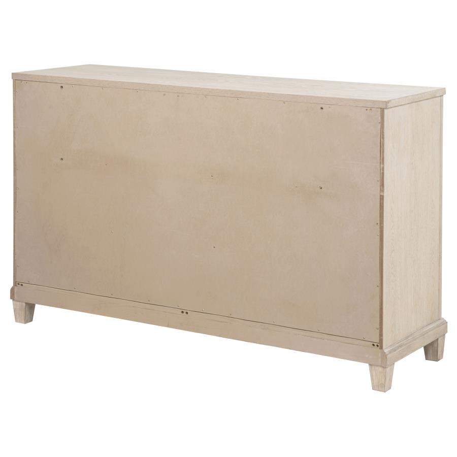 Pembroke 6-drawer Bedroom Dresser Cabinet Washed Oak view 8