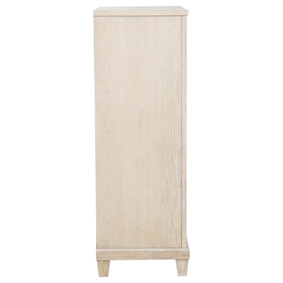 Pembroke 5-drawer Chest of Drawers Washed Oak view 9