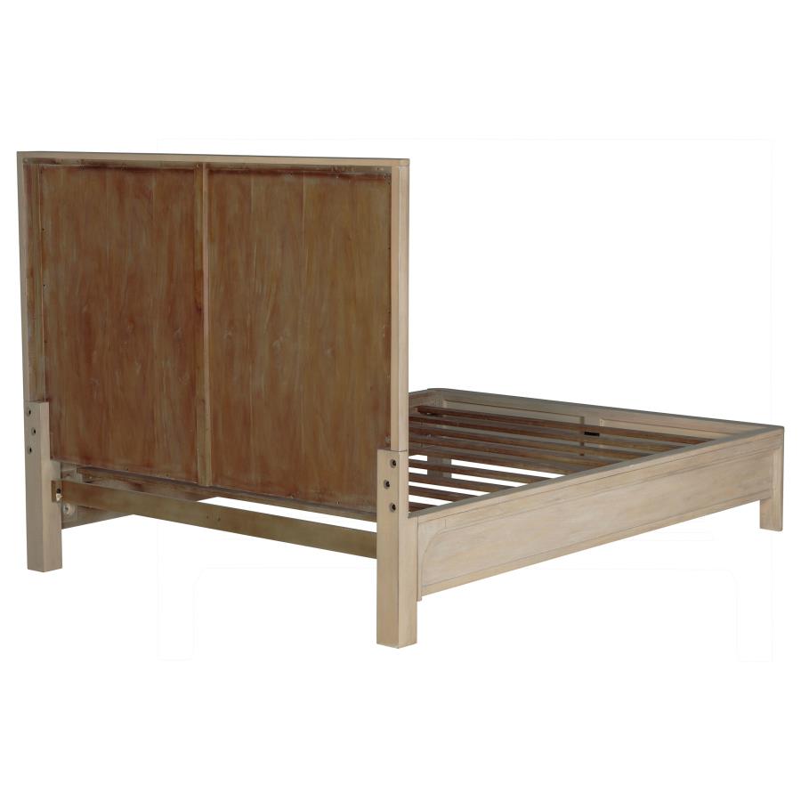 Solano 56-inch Eastern King Panel Bed Weathered Mango view 8