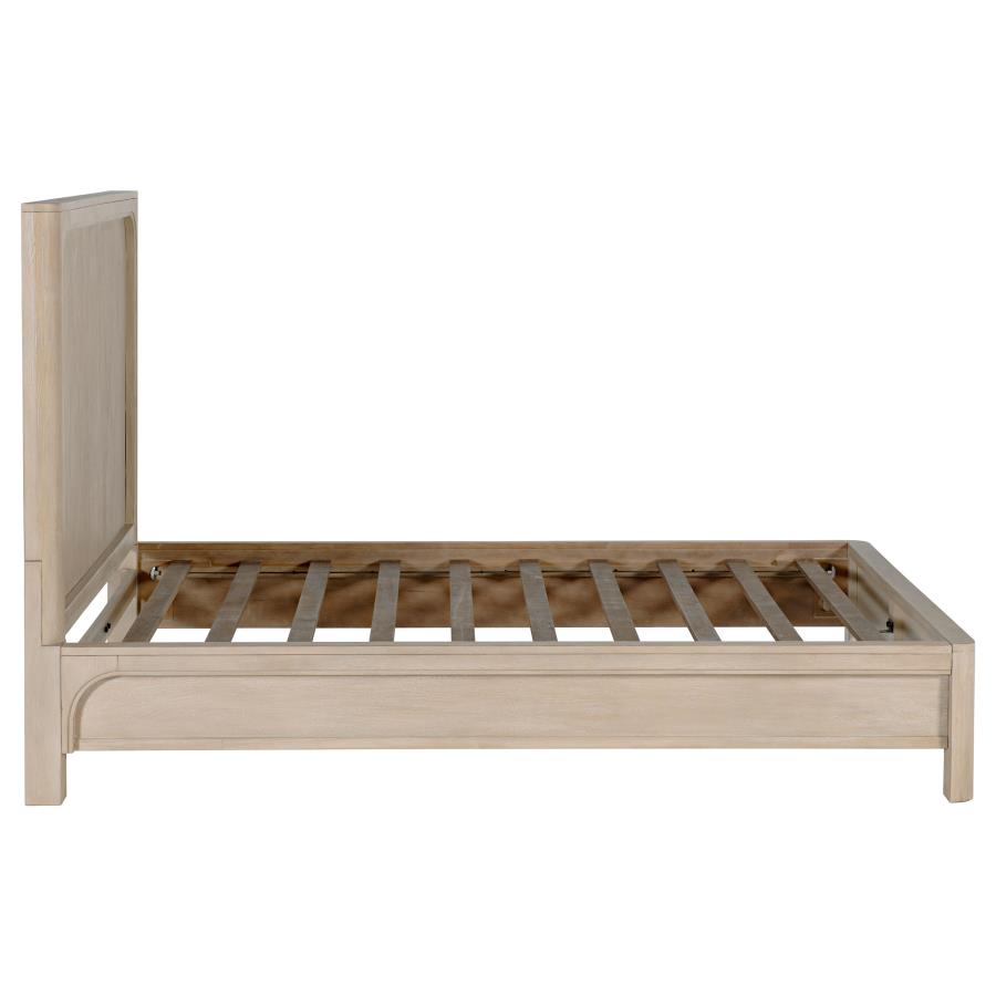 Solano 56-inch Eastern King Panel Bed Weathered Mango view 9