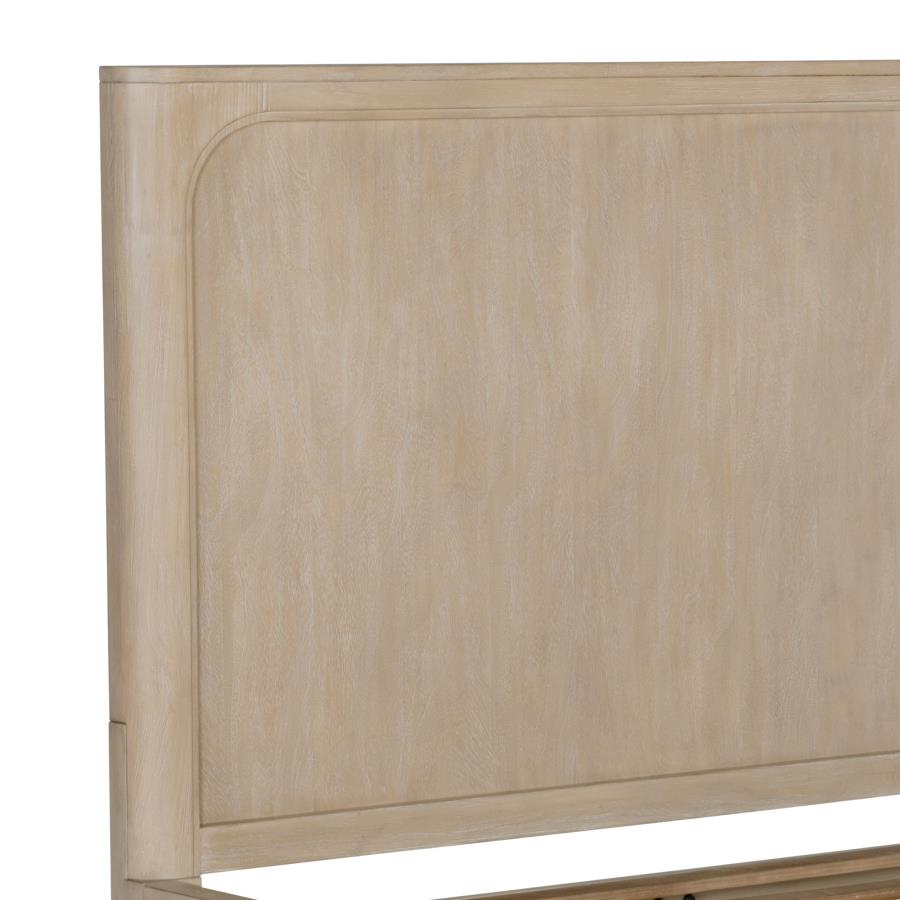 Solano 56-inch Eastern King Panel Bed Weathered Mango view 10