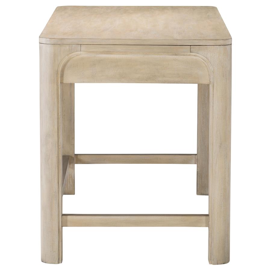 Solano 2-drawer Makeup Table Vanity Desk Weathered Mango view 9
