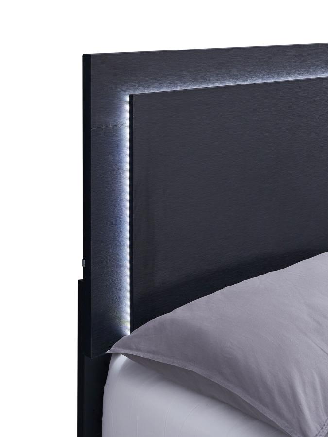 Marceline 5-piece Queen Bedroom Set Black view 13