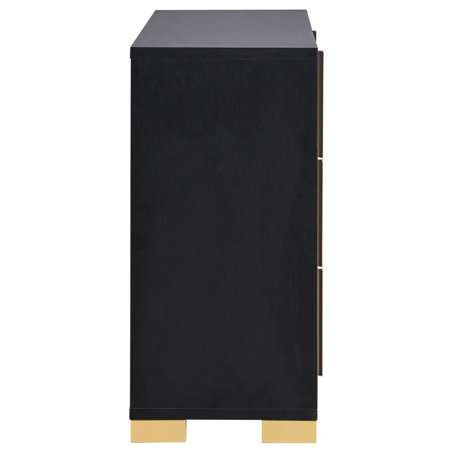 Marceline 6-drawer Dresser Black view 8
