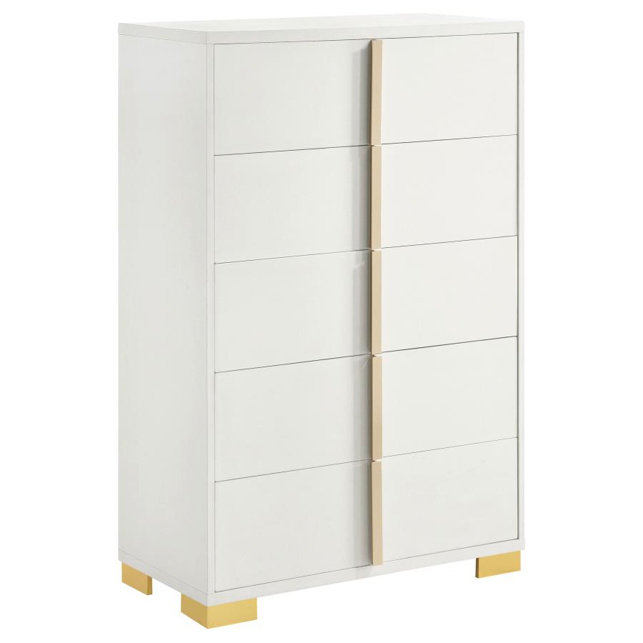Marceline 5-piece Queen Bedroom Set White view 11