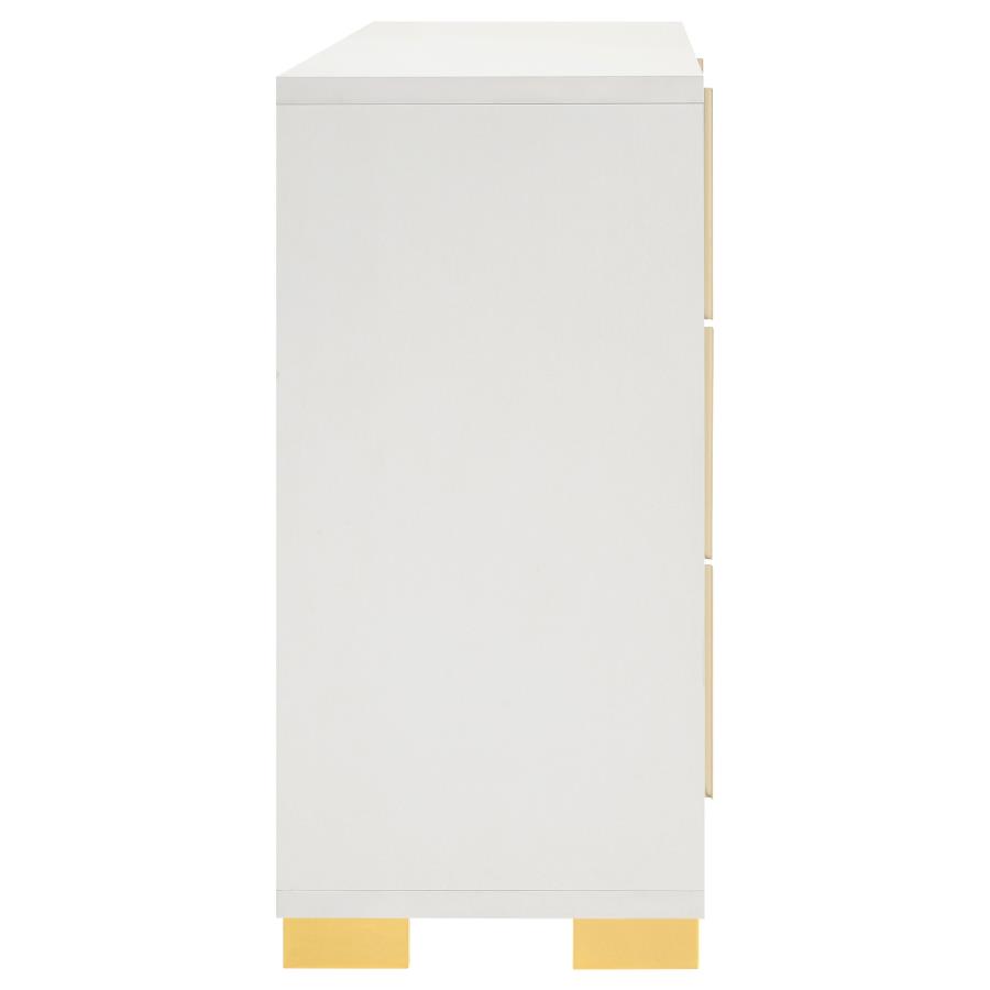 Marceline 6-drawer Dresser White view 9