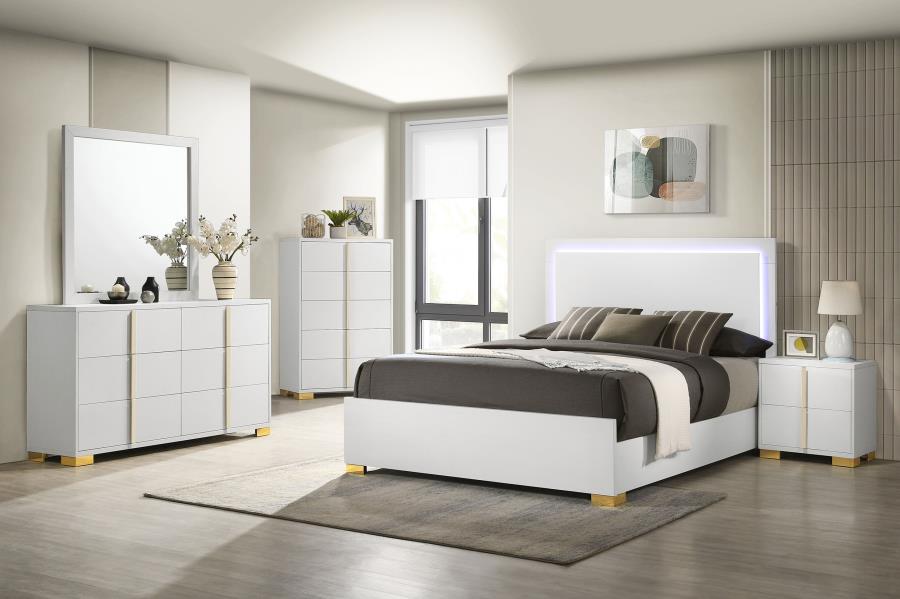 Marceline 6-drawer Dresser White view 14