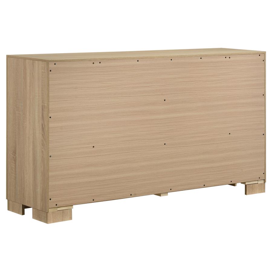 Arielle 5-piece Eastern King Bedroom Set Light Oak view 8