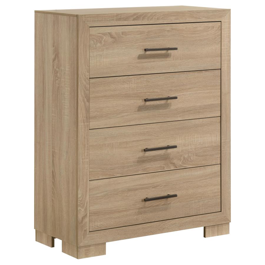 Arielle 5-piece Queen Bedroom Set Light Oak view 11