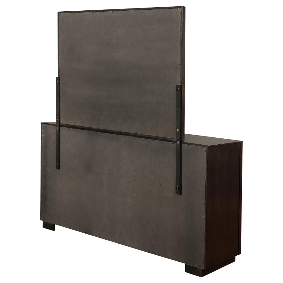 Durango 8-drawer Dresser with Mirror Smoked Peppercorn view 8