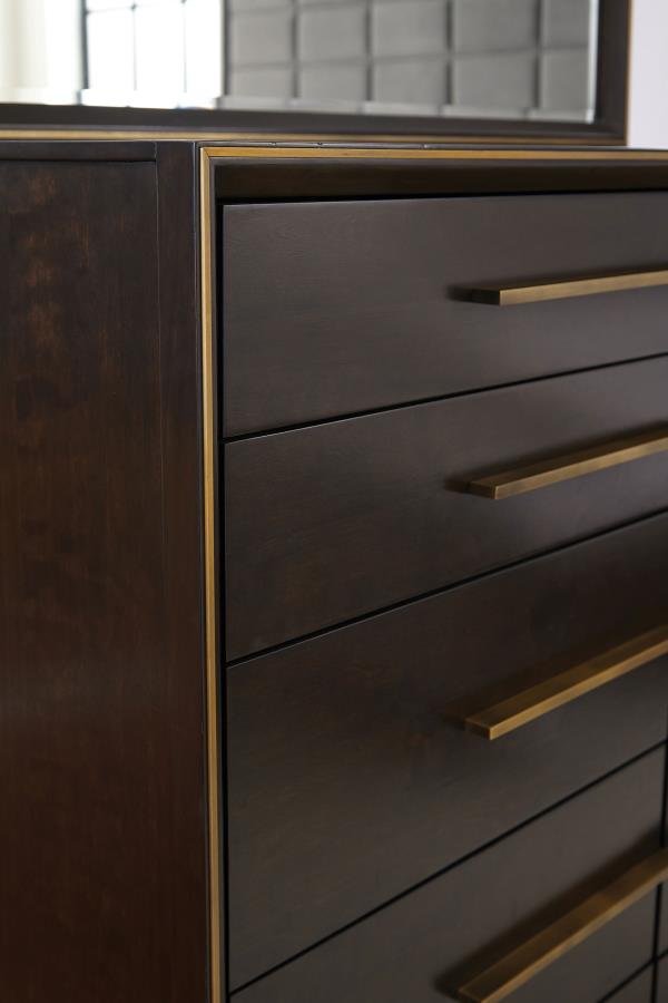 Durango 8-drawer Dresser Smoked Peppercorn view 10