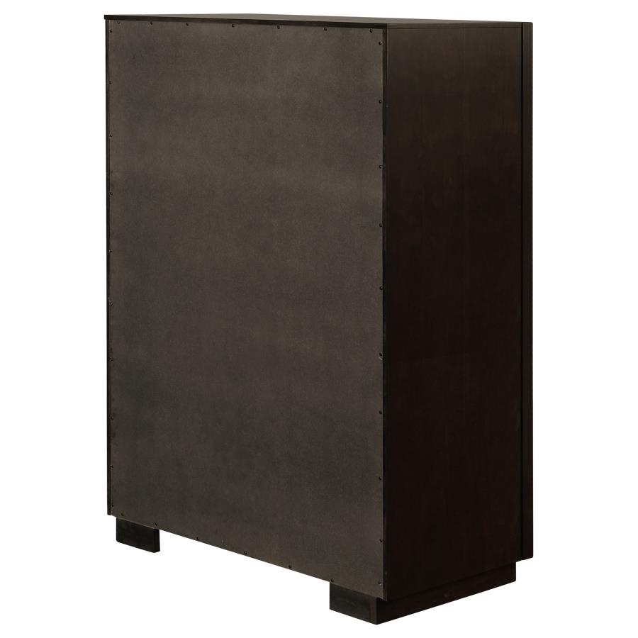 Durango 5-drawer Bedroom Chest Smoked Peppercorn view 8