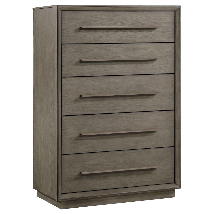 Durango 5-piece Queen Bedroom Set Taupe Oak view 11