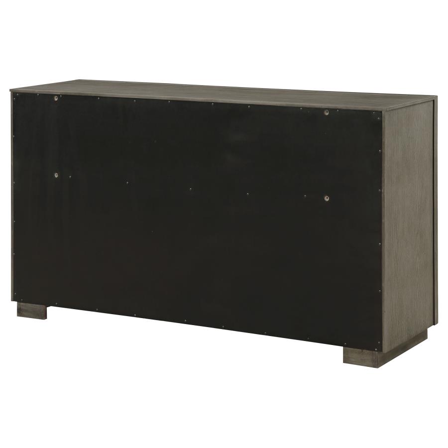 Durango 8-drawer Dresser Taupe Oak view 8