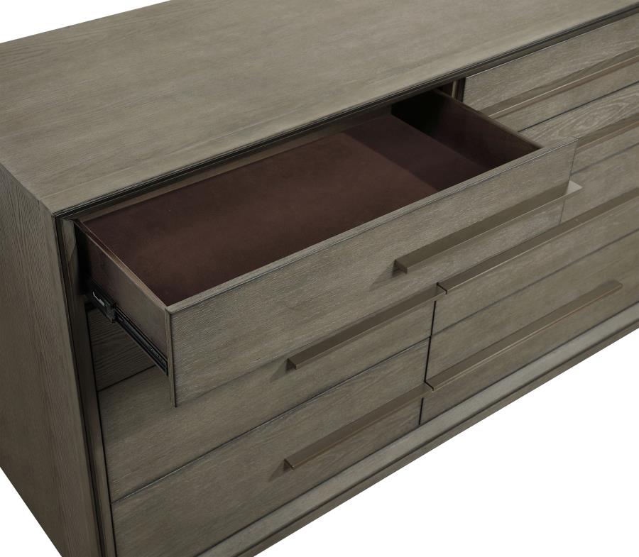Durango 8-drawer Dresser Taupe Oak view 10