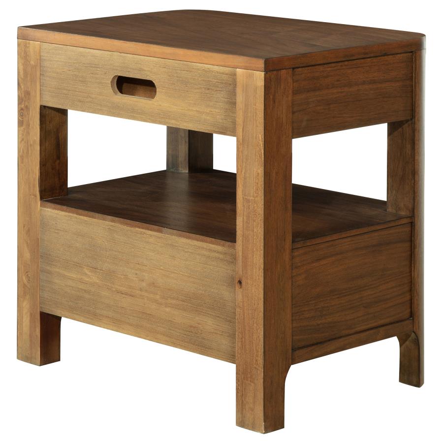 Maderia 2-drawer Nightstand Bedside Table Walnut view 8