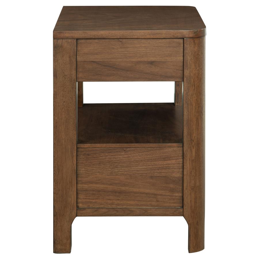 Maderia 2-drawer Nightstand Bedside Table Walnut view 9