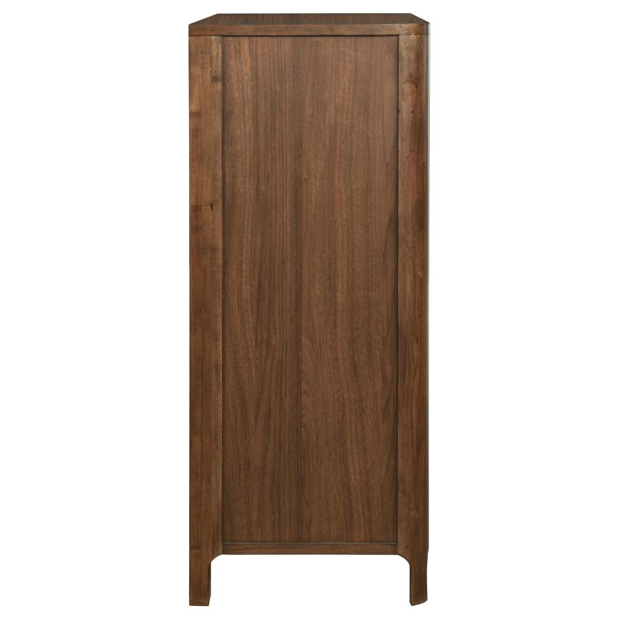Maderia 5-drawer Chest of Drawers Walnut view 9
